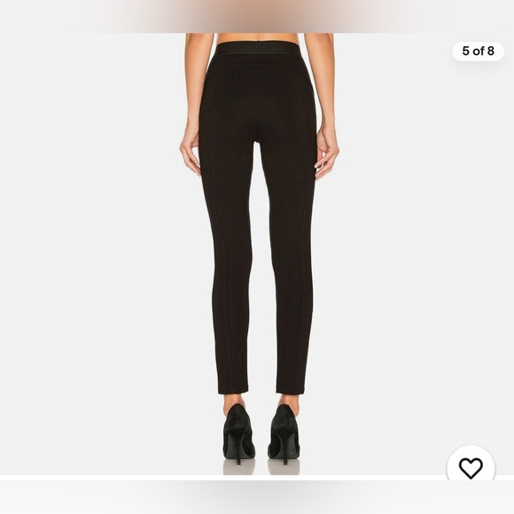 DAVID LERNER Bergen Black Vegan Patent Leather 
Bergen Combo Leggings - Picture 4 of 6